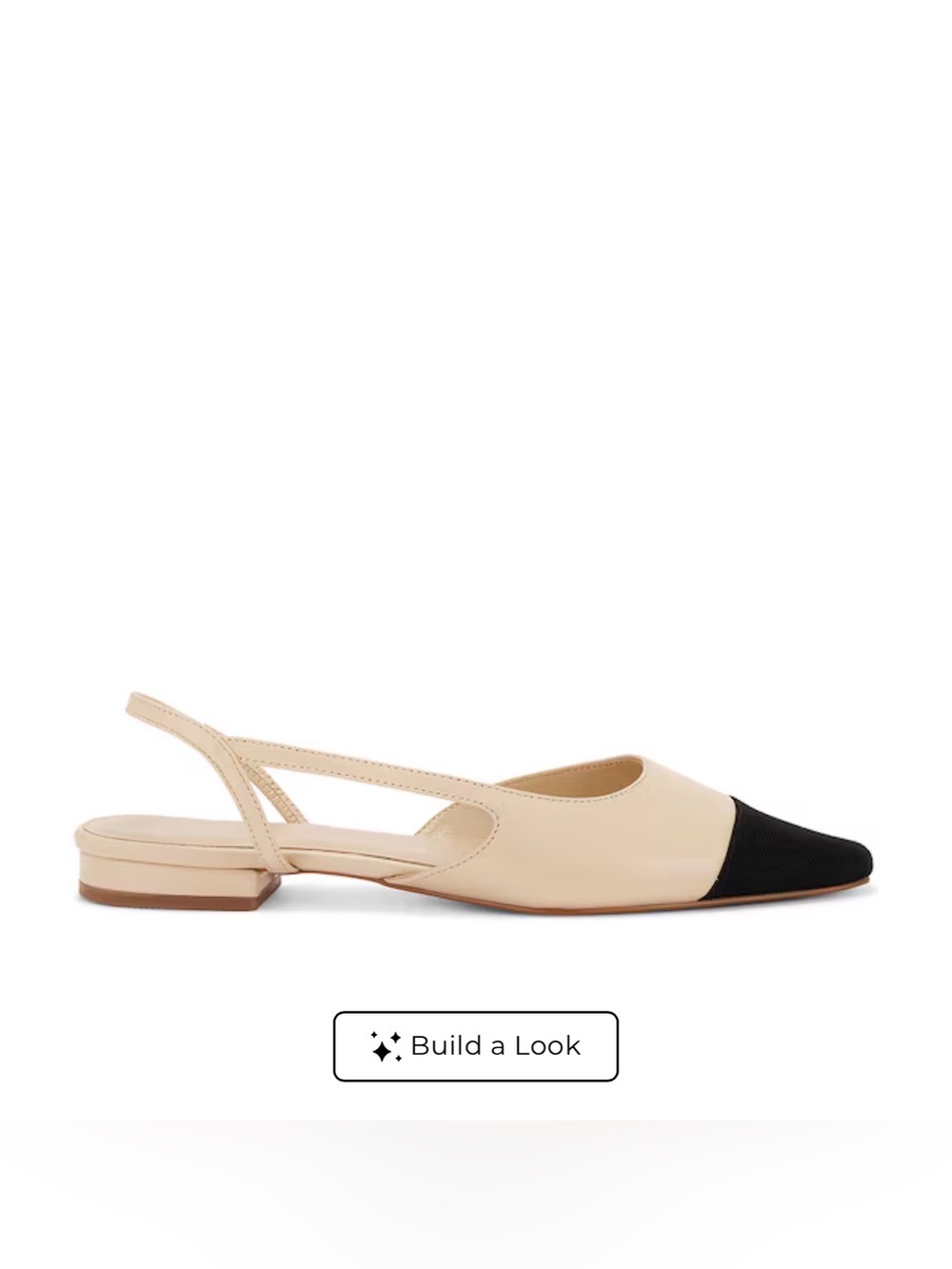 RAYE Dorit Flats in Nude and Black size 7.5